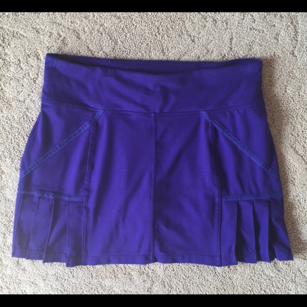 Athleta Warrior Pleated Athletic Tennis Skort